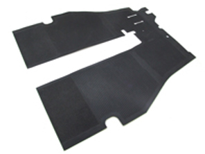 Vordere Gummibodenmatte. Porsche 356 LHD-Fahrzeuge - 64455110106, 64455110105