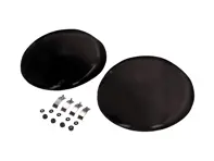 Headlamp lens Smoked cover set with holder. Porsche 911 / 964 - 91163192702, 91163192701, 91163192703, 91163192700, 91163111200, 91163111100, 91163111101