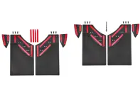 Satz Schmutzfänger vorn/hinten mit Befestigungsmaterial. Porsche 955 / 957 Cayenne - PCG504821A