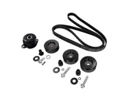 Pully and drive belt kit for Manual Porsche 996 Turbo / 996 GT2 / 996 GT3 / 997 Turbo / 997 GT3 - 99611501672, 99611501576, 	99611522172, 99919237950