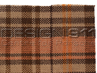 Porsche Classic Fabric KARO MADRAS BROWN / BEIGE / ORANGE - P9111471