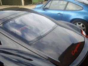 Carbon Rear Hatch / Rear Lid. Porsche 987C Cayman - 98751201101CFB, 98751201102CFB