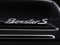 Model designation on doors. Porsche 981 Boxster - 98104480070041, 98104480070V04