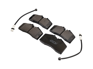 FRONT Brake pads and sensors kit. Porsche 928 S4 1987-88 Brembo - 92861231502, 92861231504, 99335193901, 99335193905