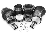 Piston and cylinder set, 94mm Porsche 914/ VW Type 4 Flat Top European Style - VW9400T4E