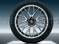 20' Macan RS Spyder Design Jantes en alliage et pneus d'été Porsche d'origine - 95B04460206, 95B04462206