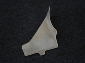 Motorabdeckung LINKS - Abdeckplatte für kleines Lüftergehäuse. Porsche 914 GT - TK 211K, TK211K