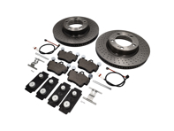 Bremsbeläge und Bremsscheibenpaket VORNE Porsche 997 C4 Zimmermann - 99635140501, 99635140601, 99761267701, 99635108802, 95535296000, 99735193907