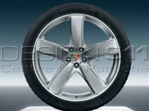 Cerchi in lega da 21' Macan Sport Classic e pneumatici estivi Porsche originali - 95B04460212, 95B04460222