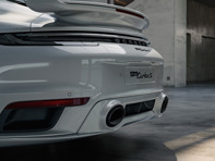Système d'échappement sport, avec sorties d'échappement en noir. Porsche 992 Turbo / Turbo S - 992044220