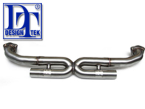 Primaire uitlaatdemper Bypass X-Pipe DesignTek voor Porsche 997 - 99711118032, 99711115932, 99711116032, 99711115030, 99711115032, 99711118232