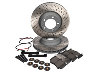 Brake Disc and pads Upgrade to 350mm for 996TT / C4S Rear axle