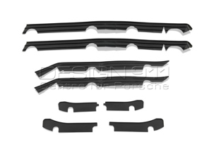 Rubberen afdichtingsset. Porsche 911 TURBO 1977-79 - PCG50339422, 93050319700, 91150332500, 91150332600, 90150339422