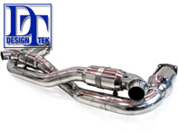 Exhaust Sports System for Porsche 997TT 07>> with 200 CELL CATS - DesignTek - 99711300980, 997113009BX, 99711301080, 997113010BX, 99711102680