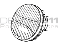 Unità faro. Porsche 968 con guida a sinistra