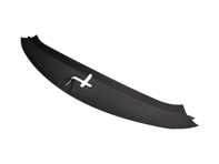 Front trunk latch trim, Black. Porsche 991 / 981 Boxster / 981C Cayman - 991555411001E0, 99155541100