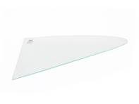 Rear 1/4 window glass, Clear. Porsche 911 1965-77 Coupe - 90154310220, 90154310120