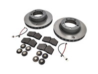 Front Brake pads and brake disc package Porsche 928 GTS OE - 92835194903, 99335194900, 92835104501, 92835104601, 92861236600, 92861236601, 96535109600, 96435109601