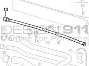 Gummimanschette Ölmessstabführungsrohr. Porsche 993 - 99320715800 - 99320715800