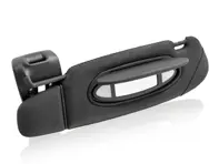 Zonneklep, Leder, Links, in Zwart. Porsche 996 C2/C4 - 99673198003A11, 99673198003