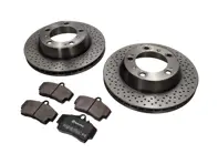 后刹车片和刹车盘套件 保时捷 987 Boxster S / Cayman S - 98635293911, 98635240301, 98735240301, 98735240300, 98735293901, 98735293900, 98635293911BRE, 98635240301BRE, 98661236501, 90026904701, 99907340201, 99635295901