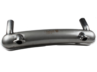 Exhaust Muffler / Silencer rear box racing with bolt-on inlet flanges. Porsche 911 1963-73 - RACING only - 92212ASSI, 92.212ASSI, 1620801800 - 1620801800