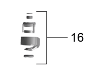 High pressure injector seal. Porsche 982 Boxster / 982C Cayman / 91.2 Carrera - 9A211051600, 822.350