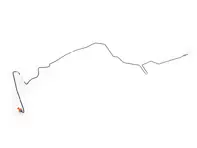 Conduite de frein. Porsche 997.2 - 99735519014