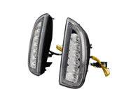 Voorbumper Indicator DRL (dagrijverlichting) LED. Porsche 957 Cayenne - 95763105500, 95563118102, 95563118202