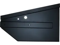 带保险杠支架的电池盒侧面。保时捷 356B T5 - 64450103305, 64450103405, 571169-1, 571169-2, 571169, 1682700970, 1682700980 - 1682700970, 1682700980