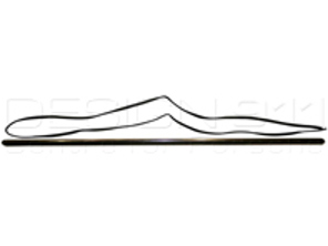 Sierlijst voor kleppendeksel voor Porsche 356 Speedster / 356B / 356C - 64455901107, PCG55901107 - 356139-01, 1686500206