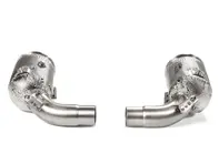 Akrapovic verbindingspijp set w cat (SS) voor Porsche 992 Carrera / S /4 / 4S / Cabriolet 2019 - 2020 - 992254400G, 992254400J, 992254400GX, 992254400JX, 992254400LX, 992254400L, 992254450G, 992254450L, 992254450GX, 992254450LX, 992254450J, 992254450JX