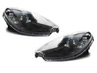 Set di fari neri per auto con guida a sinistra in look PDSL PLUS-Style 2019 - 95B941029AT, 95B941029BS, 95B941029DH, 95B941029ES, 95B941030AT, 95B941030BS, 95B941030DH, 95B941030ES, 95B941029AS, 95B941029BP, 95B941030AS, 95B941030BP