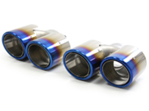 DesignTek Exhaust tail pipes stainless steel, 'TITANIUM' for Porsche 997.2 2010>> - 3606409722, 99711115130, 99711135130, 99711198330, 99711115230, 99711135230, 99711198430, 99711198234, 99711198134