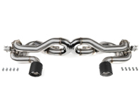 Exhaust Valvetronic X-Pipe system. Porsche 718 GT4 / GTS / Spyder (2020+) - 982251053F, 982251053H, 982251053K