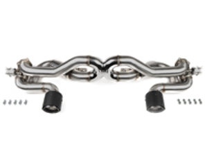 Exhaust Valvetronic X-Pipe system. Porsche 718 GT4 / GTS / Spyder (2020+) - 982251053F, 982251053H, 982251053K