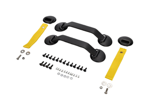 RS door panel hardware kit, Yellow. Porsche 911/930/964/993 - 964555830YW, 96455503X00, 28041121039, 964555251008YR