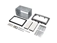 Placa Fascia Doble Din (Antracita). Porsche 911 (997) / 987 Boxster / 987C Caimán - CT23PO03