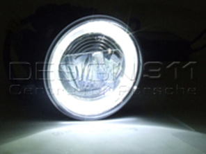 前雾灯采用透明 LED，带 DRL（日间行车灯）。保时捷 958 Cayenne / Macan - 95863116300, 95563116300