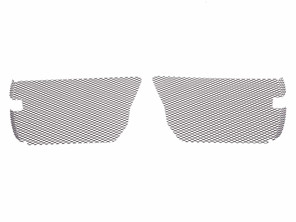 Kit griglia in rete metallica per paraurti anteriore Rennline. Porsche 970.1 Panamera / Panamera S