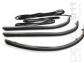 前后保险杠橡胶和模制套件。1965 年以后的保时捷 911 - 90150504650, 90150504651