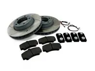 Bremsbeläge und geschlitzte Bremsscheiben (Vorderachse). Porsche 996 C4S / 996 Turbo - 99635140904, 99635141004, 99635194913, 99635108901, 99661236501