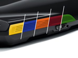 Replaceable side blades for Porsche Performance roof box, Primed. Porsche 991 / 992 - 9Y0044871, 9Y0044870, 9Y0044871A, 9Y0044871B, 9Y0044871C