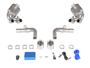 991.1 Upgrade naar 991.2 GT3 Uitlaatsysteem met middenpijp voor Porsche 991.1 2WD - 992GT3FRKIT, 992GT3RRKIT