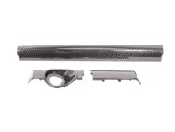 Kit de molduras de fibra de carbono para salpicadero de Rennline, volante a la izquierda. Porsche 958 Cayenne 2011-14 - 95855222105BX3, 95855222605BX3, 95855222205BX3 - I172