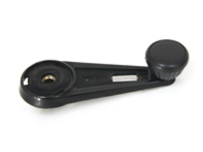 Manovella della finestra, nera. Porsche 911 1974-83 - 1688300100, 91154247101, 91154247103