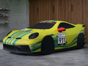 Indoor autohoes 'Grello' design voor Porsche 992 GT3 - 99204401230