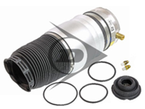 Rear suspension air spring. Porsche 955 / 957 Cayenne 2005-2010 - 95535850300, 95535850310, 95535850320, 95535850321, 95535850322, 95535850330, 95535850331, 95535850332 - DAS10005