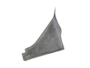 Copertura del motore - piastra di blocco per l'alloggiamento della ventola grande a sinistra. Porsche 911 - TK210R1