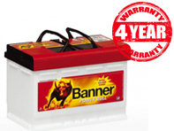 BATTERIJ 77Ah 12v LxBxH: 278 mm x 175 mm x 190 mm BANNER POWER BULL PRO - P7740, 7740, 99961107012, 99961107020